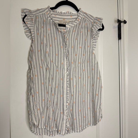 LOFT Ruffle Blouse - Picture 4 of 6